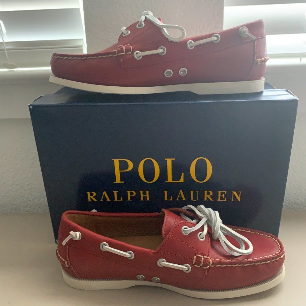 POLO RALPH LAUREN Merton Red Classic Leather - Picture 5 of 13